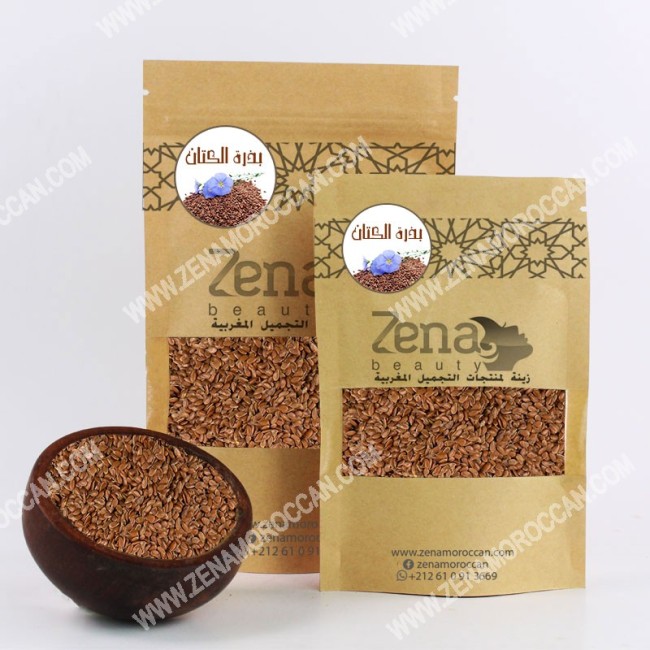 Flaxseed for hair and face - zenamoroccan