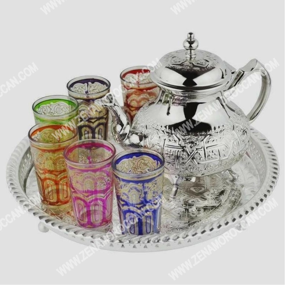 Moroccan Handmade Tea Set TS3