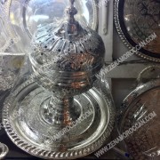 Moroccan Luxurious Handmade Silver Incense Burner