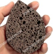 Black Volcanic Pumice Stone for Removing Dead Skin from Feet and Knees