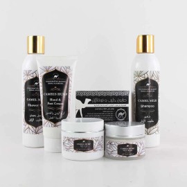 Moroccan beauty Desert Group with Camel's hump and milk 