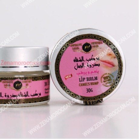 Lip balm with camel hump