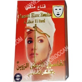 Zouine mask with white mud and Aker Fassi 
