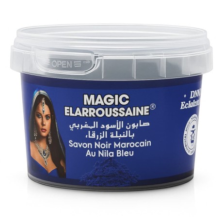 Moroccan Black Soap with Blue Nila