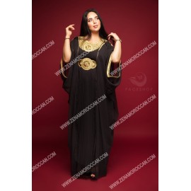 فراشة موسلين مطروزة 