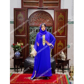 REF 26 - Moroccan Kaftan Embroidered with Colors 