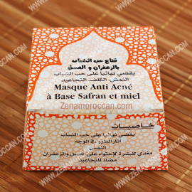Acne Mask with saffron and Honey 