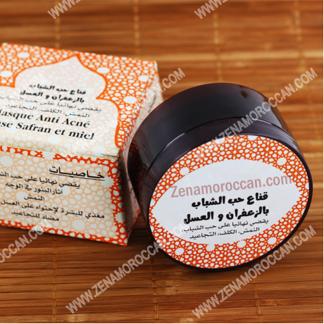 Acne Mask with saffron and Honey