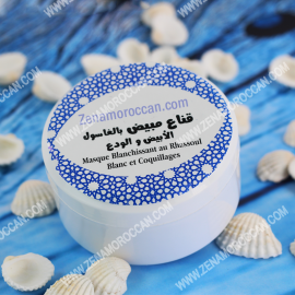 Whitening mask with white and gasol