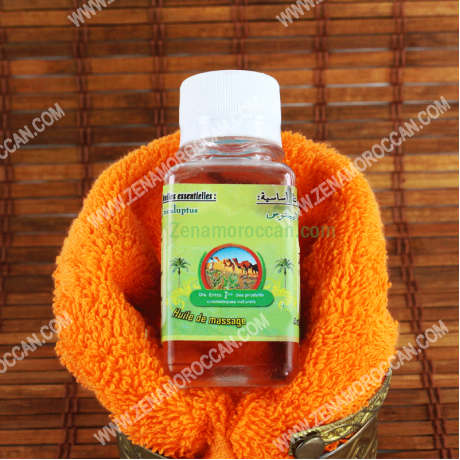 Massage oil with three essential oils