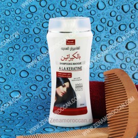 Natural shampoo with keratin 