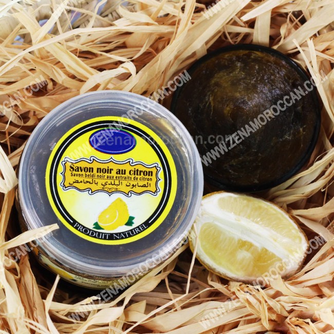 Moroccan soap with lemon