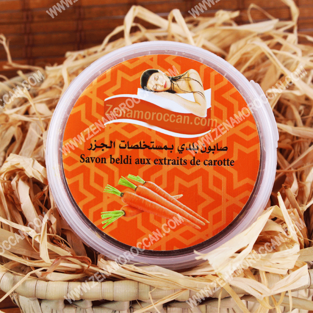 Moroccan soap with carrot