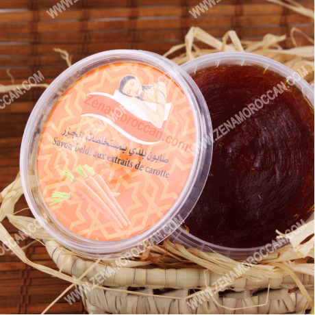 Moroccan soap with carrot