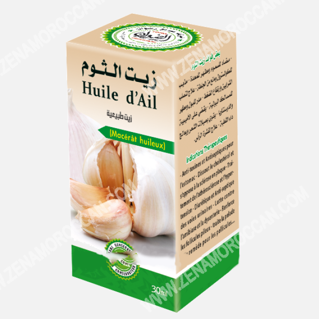 garlic oil for hair Zena Moroccan