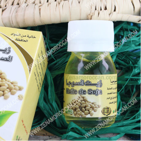 soja oil for skin and hair