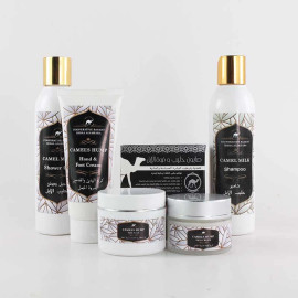 Moroccan beauty Desert Group with Camel's hump and milk 