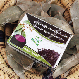 Black bean soap and eucalyptus 